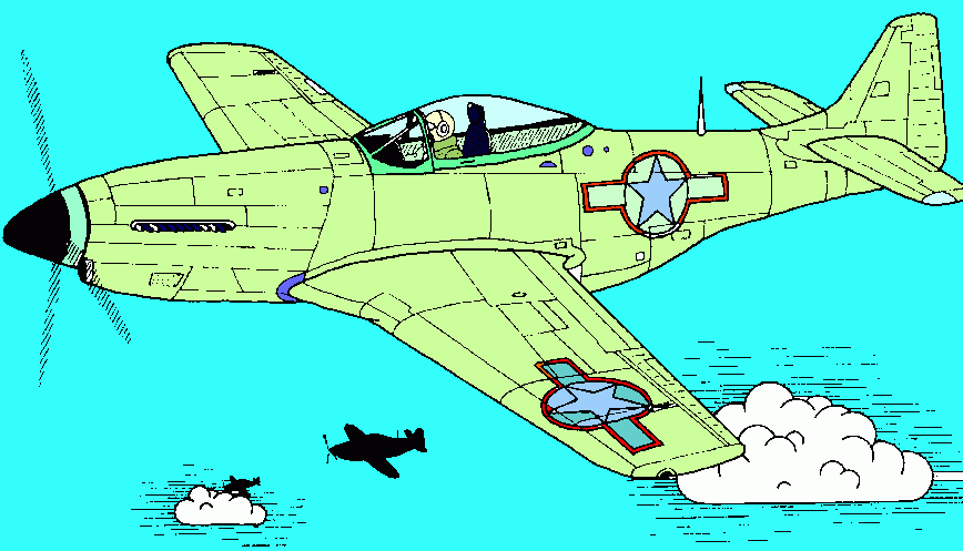 aviao de guerra para colorir e imprimir