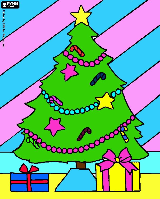 avore  de  natal para colorir e imprimir
