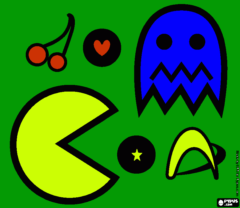 azul,preto,amarelo,verde e vermelho para colorir e imprimir