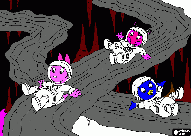 Backdigans para colorir e imprimir