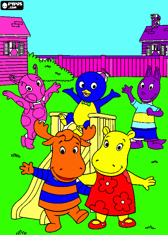 Backyardigans para colorir e imprimir