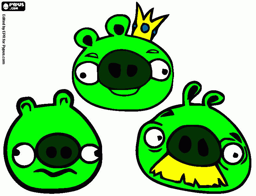 Bad Pigs para colorir e imprimir