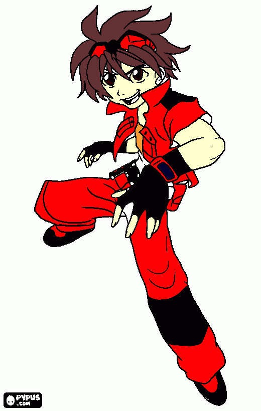 bakugan os gerreiros da batalha para colorir e imprimir