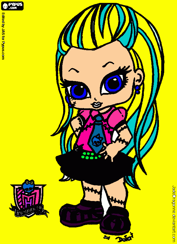 Baladeira para colorir e imprimir