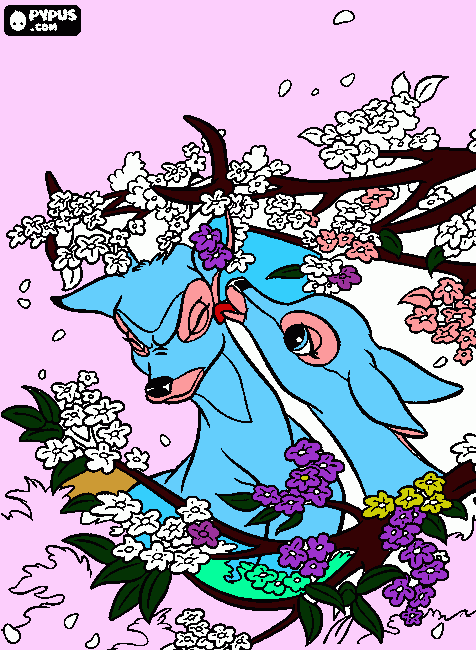 Bambi1 para colorir e imprimir