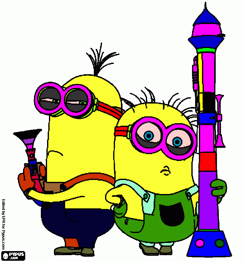 bananinhas para colorir e imprimir