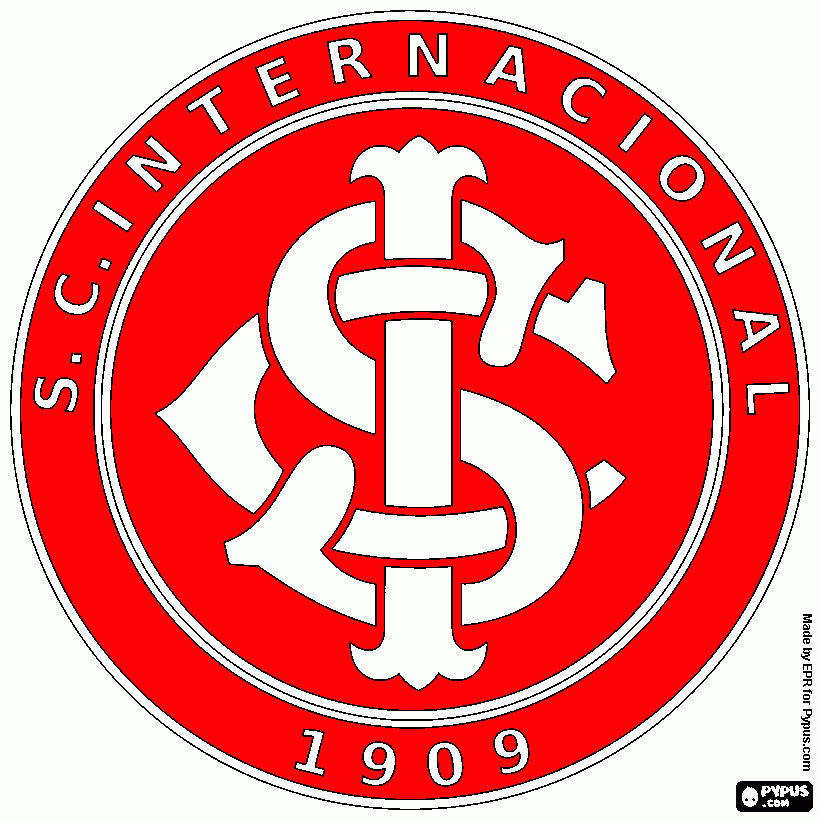 bandeira do inter para colorir e imprimir