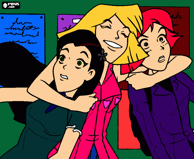 bando de vadias para colorir e imprimir