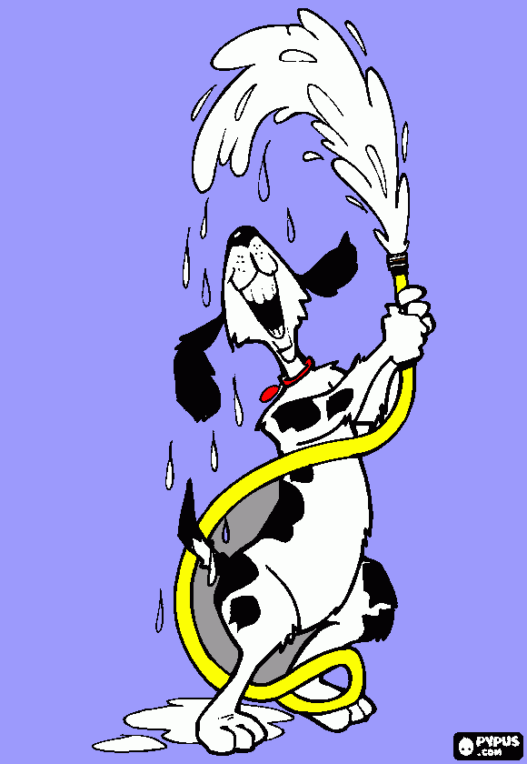 Banho Feliz para colorir e imprimir