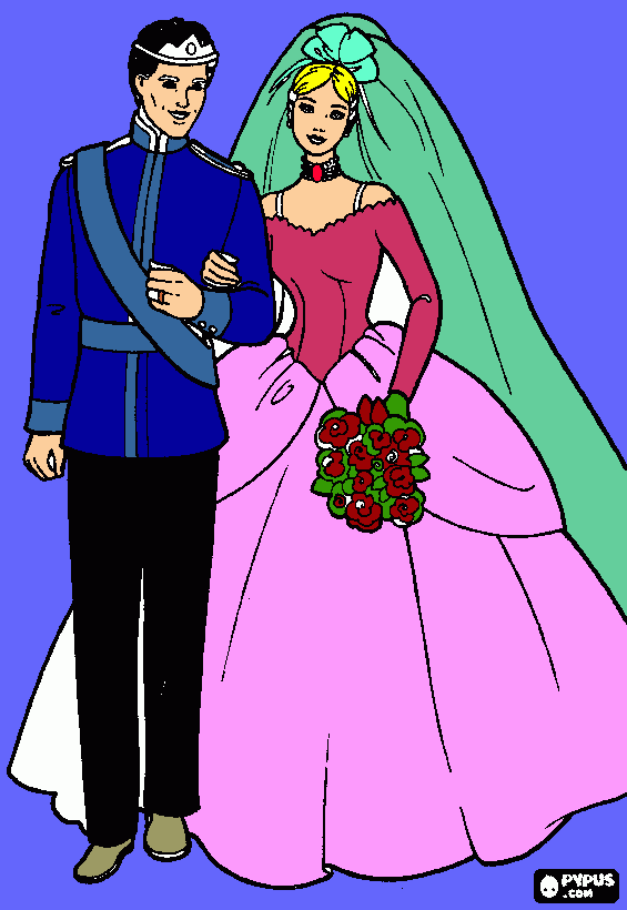 barbi  e  kem para colorir e imprimir