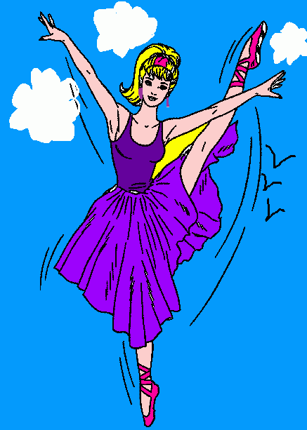 BARBIE BAILARINA para colorir e imprimir