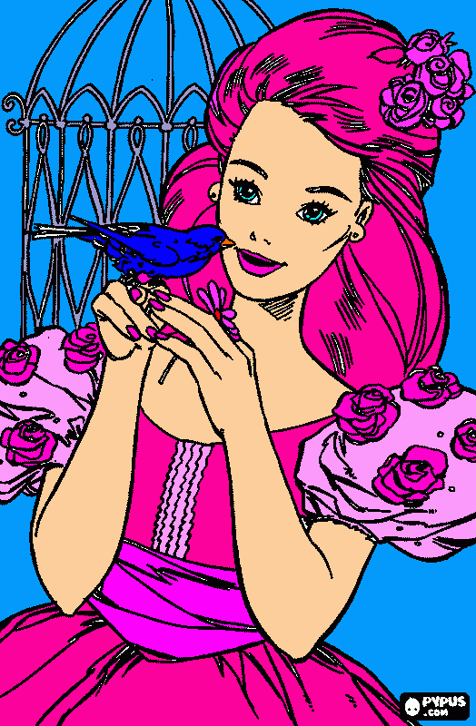 barbie e a princesa pop star estreando:tori amiga de keira... para colorir e imprimir