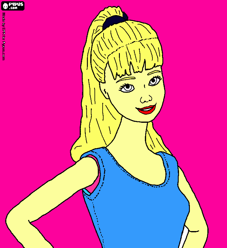 barbie ganha para colorir e imprimir