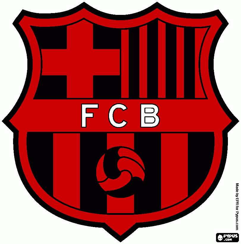 barcelona da baiano para colorir e imprimir