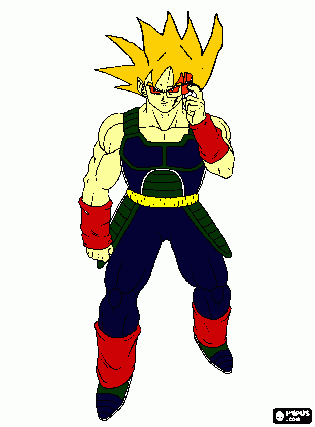 bardok pai de goku para colorir e imprimir