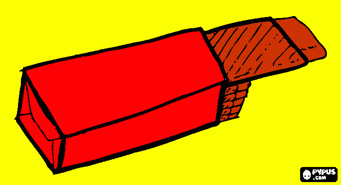 barra de chocolate para colorir e imprimir