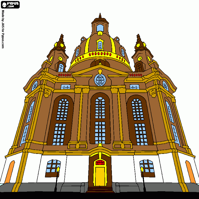 barroco para colorir e imprimir