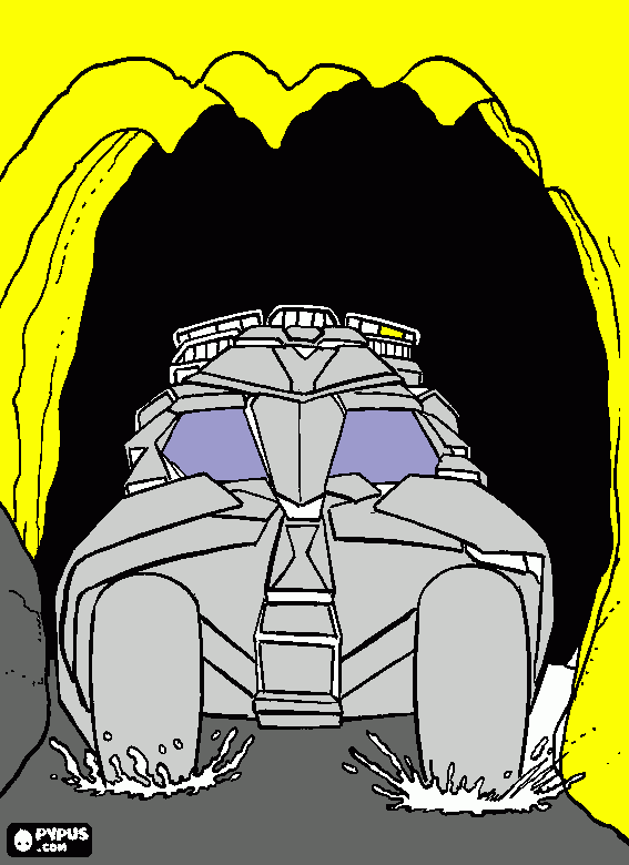 bat k para colorir e imprimir