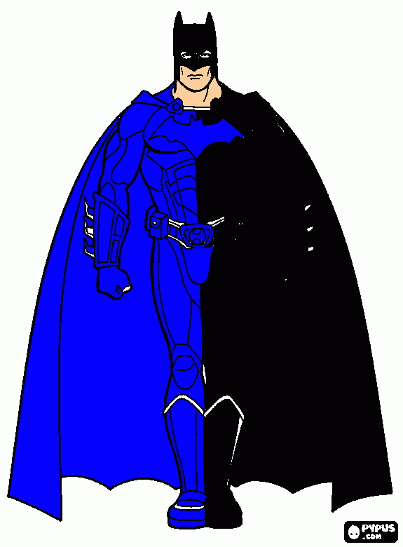 bateman para colorir e imprimir