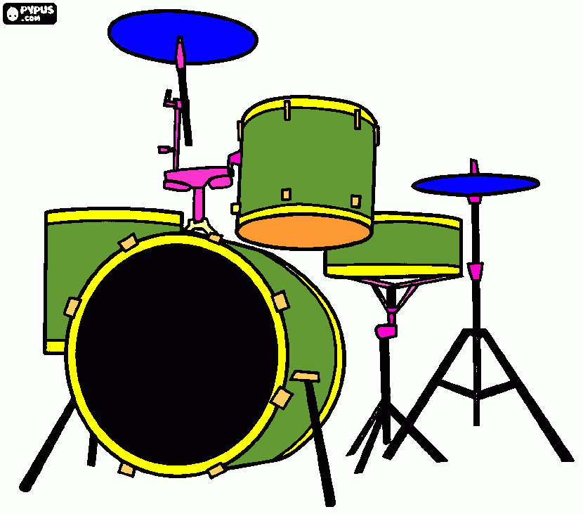 BATERIA DA LAYS OLIVEIRA para colorir e imprimir