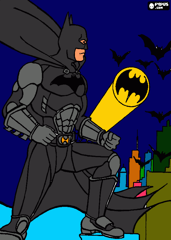 batiman e seus amigos morcegos para colorir e imprimir