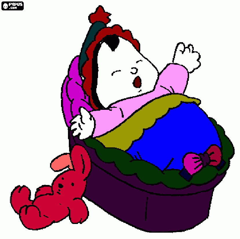 bebe  colorido para colorir e imprimir