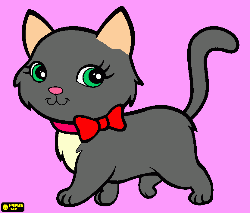 bebe kitty patinhas mansinhas. para colorir e imprimir