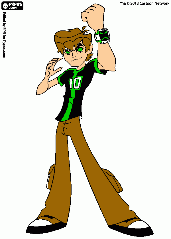 ben 10 omniverse para colorir e imprimir