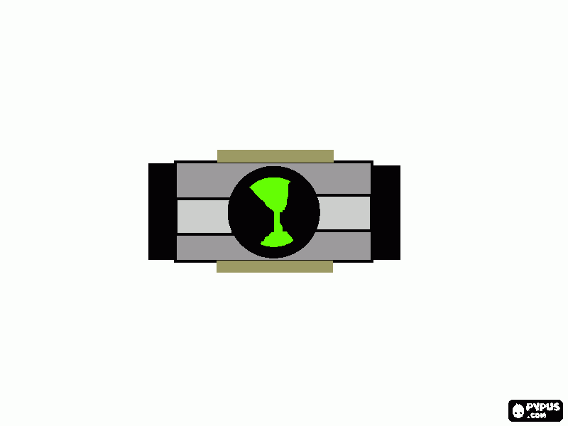 Ben 10 relogio para colorir e imprimir