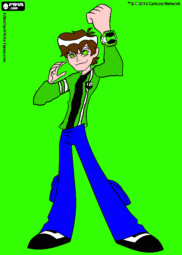 ben10 omniverse para colorir e imprimir