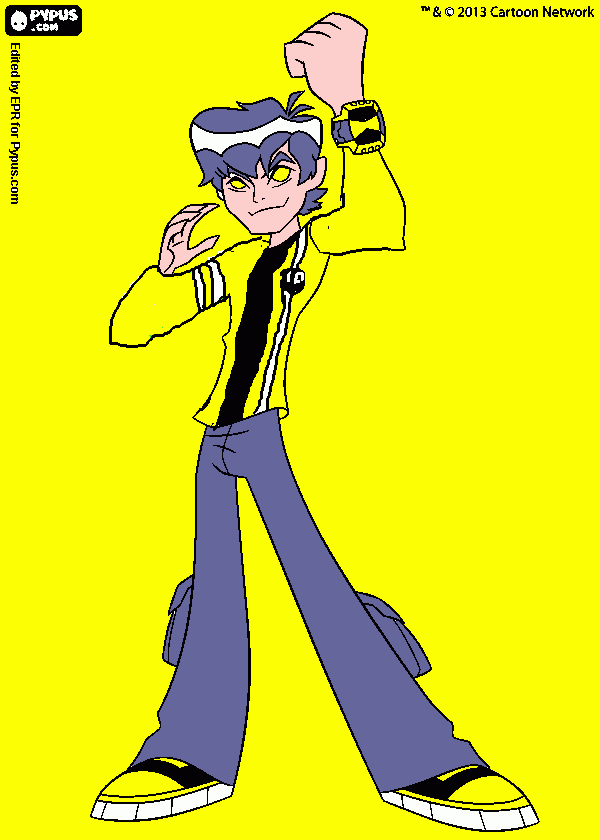 ben93 ultmente omniverse para colorir e imprimir