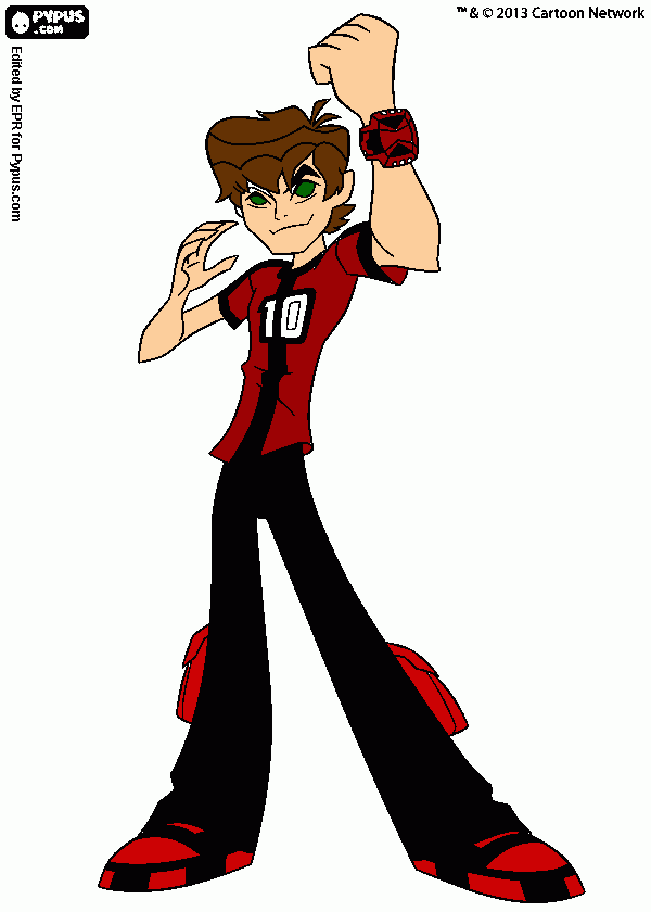 ben para colorir e imprimir