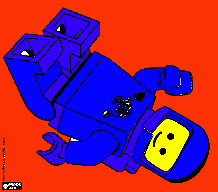Benny Lego para colorir e imprimir