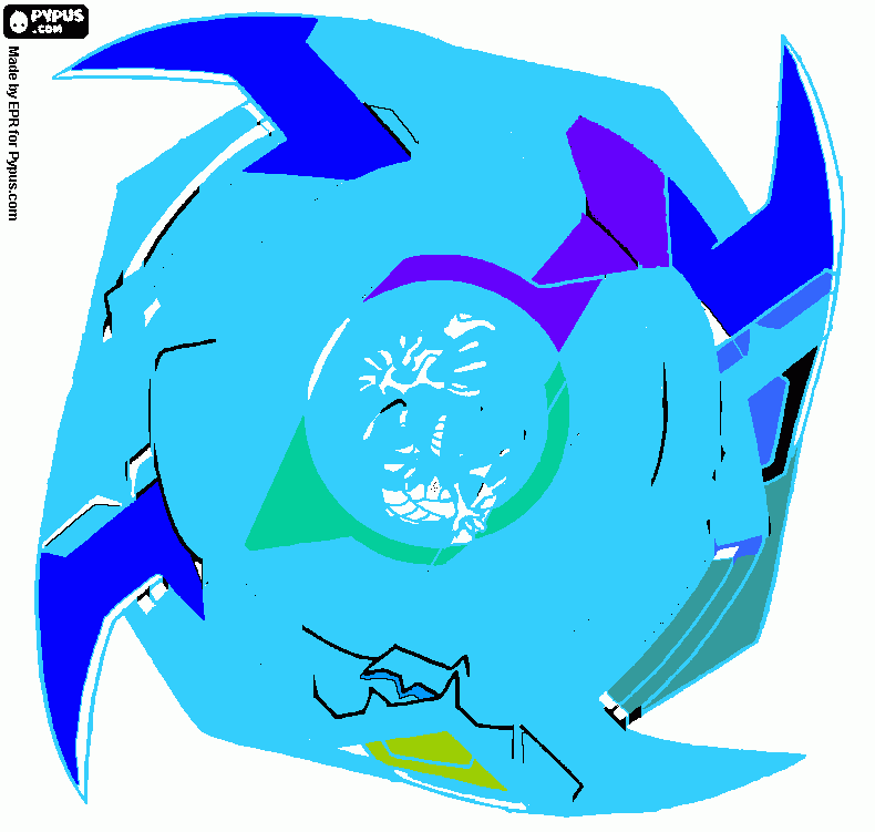 beyblade x para colorir e imprimir