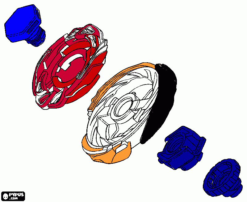 beybleyde para colorir e imprimir