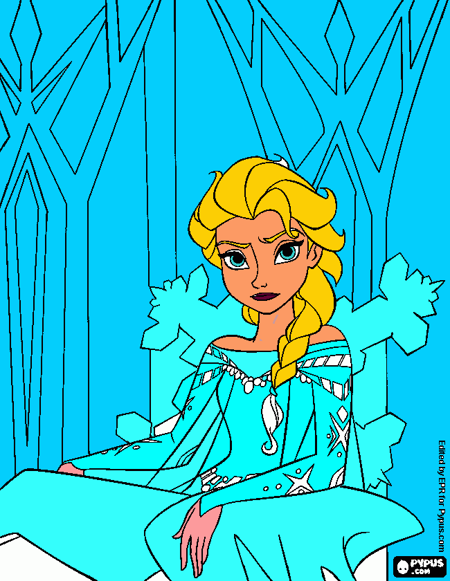 bianca frozen para colorir e imprimir
