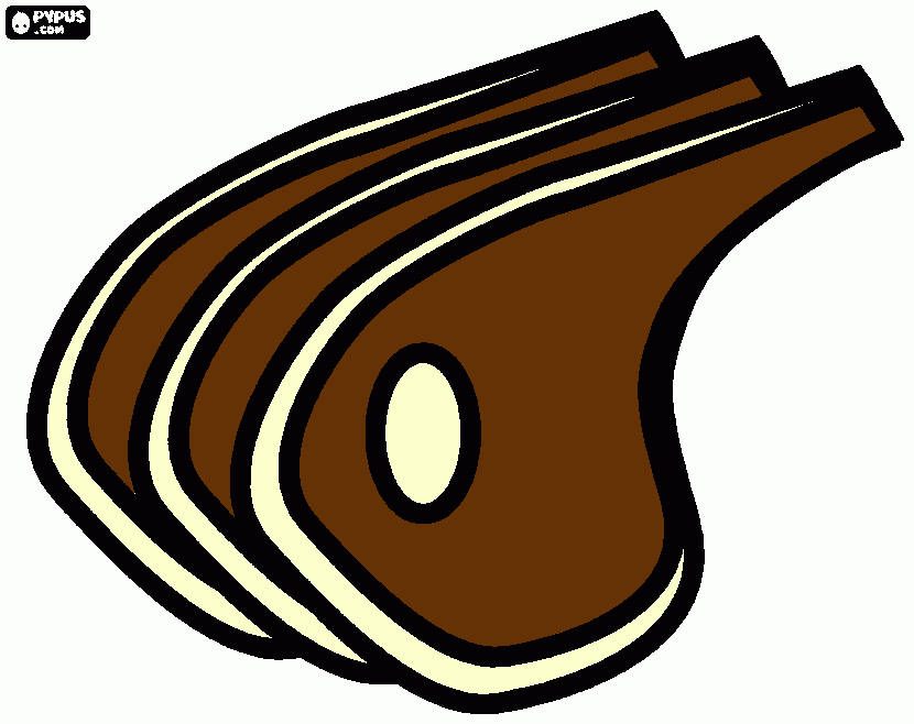 BIFE para colorir e imprimir