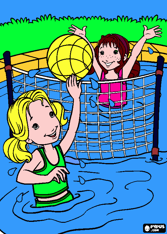 Biribol para colorir e imprimir