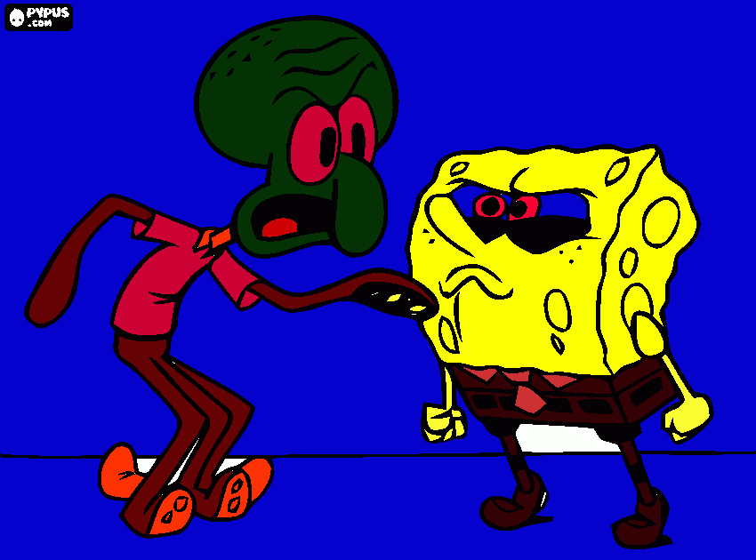 bobiesponja para colorir e imprimir