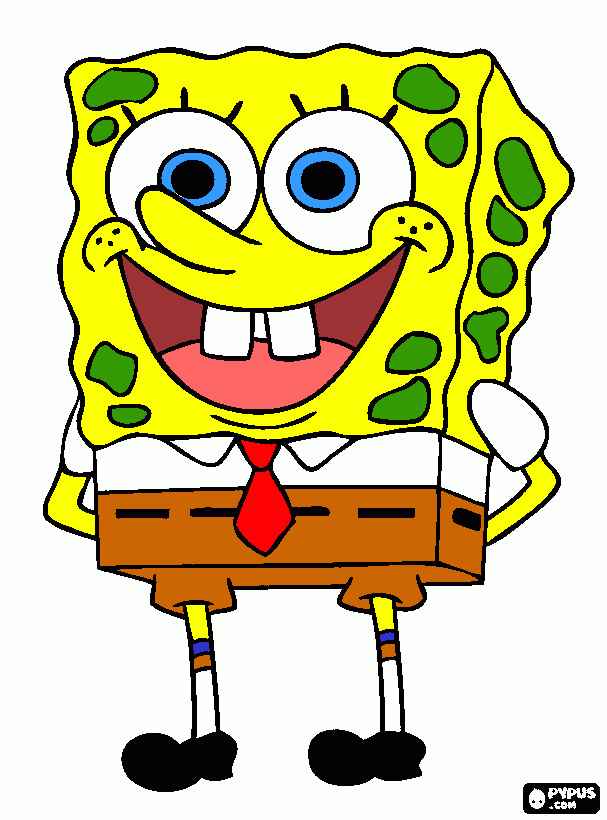 boby esponja para colorir e imprimir