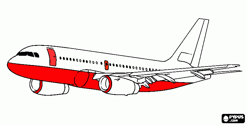 boeing-737-300-next generation para colorir e imprimir