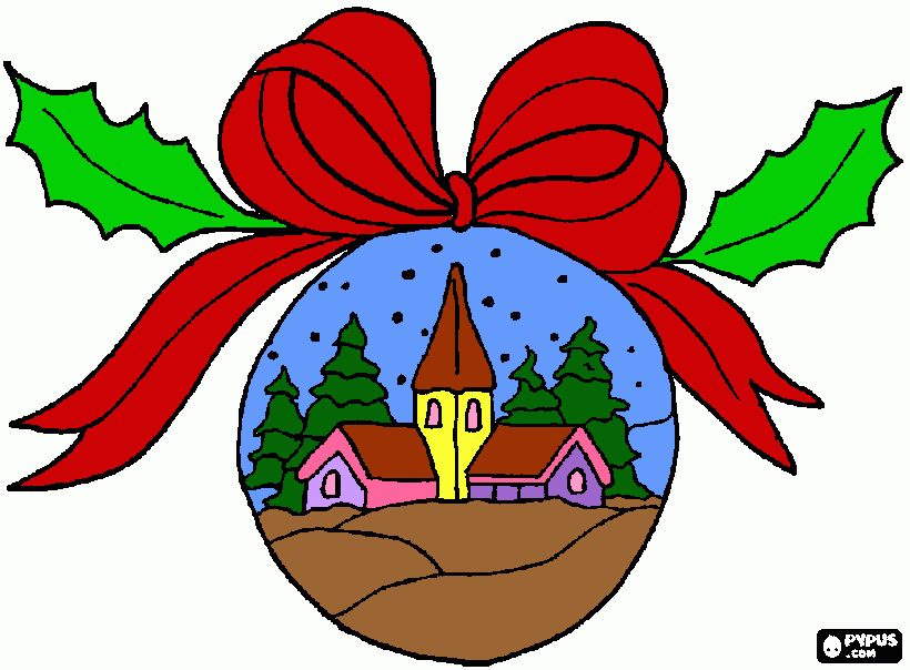 bola de neve colorida para colorir e imprimir