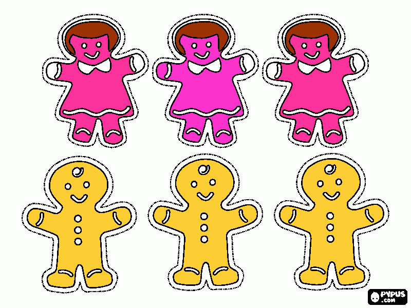 Bolachinhas de natal para colorir e imprimir