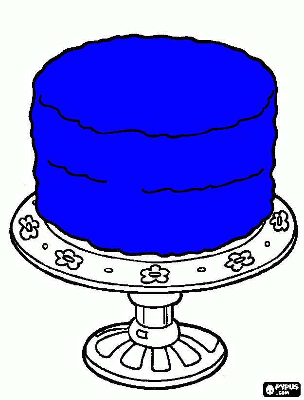 bolinho para colorir e imprimir