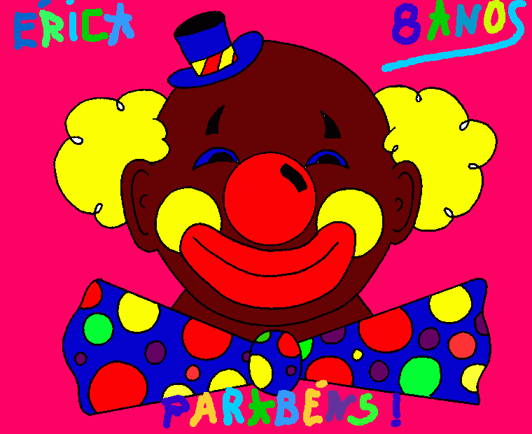 bolo palhaço final para colorir e imprimir