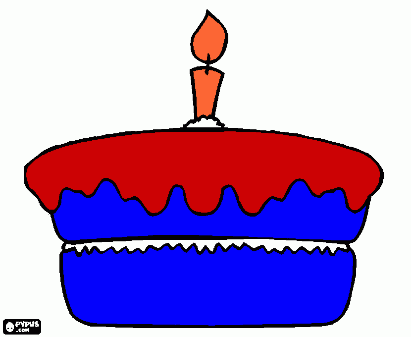 bolo wizard para colorir e imprimir