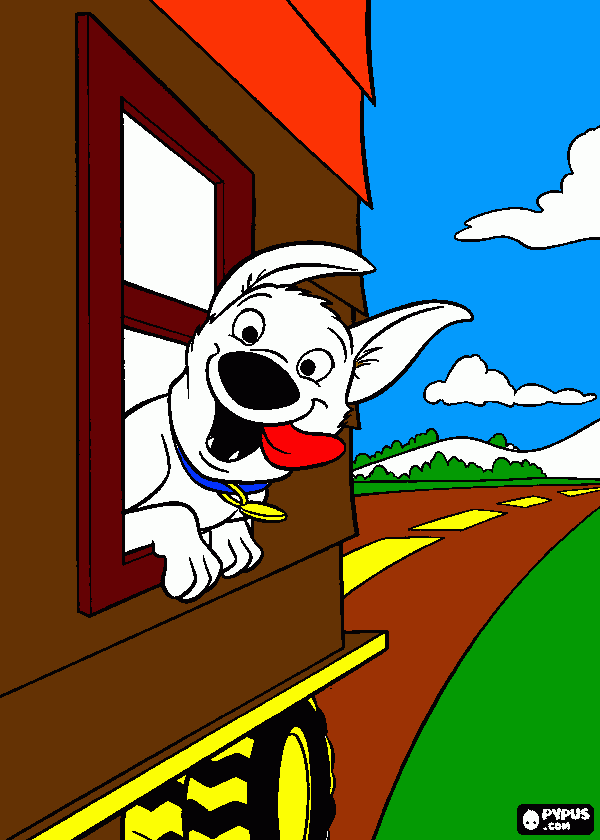 bolt lindo para colorir e imprimir