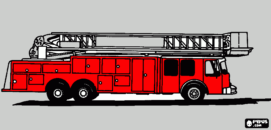 bombeiro salva vidas para colorir e imprimir