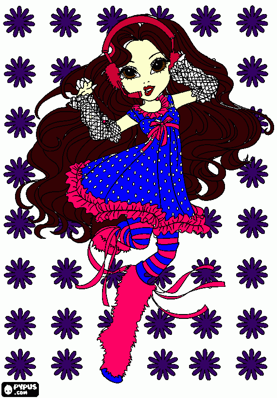 boneca das historias da Sofia para colorir e imprimir