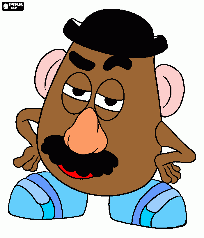 Boneco Articulado para colorir e imprimir